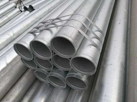 Black And Galvanized Mechanical Erw Round Steel Tube 3.0mm Thickness