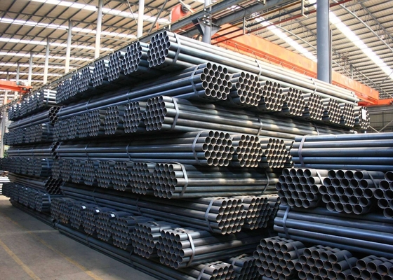 Welded Carbon Plain End Erw Steel Pipe And Tube Api 5l / En10219 Round